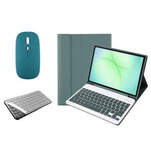 케이스나라 갤럭시탭 A11 플러스 / A9+ 호환 블루투스 키보드 케이스 북커버 무선 마우스 세트