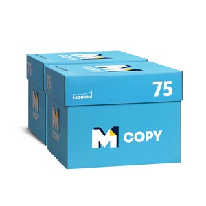 무림제지 M Copy 75g A4용지 에이포 복사용지 2박스 5000매, A4, 5000개