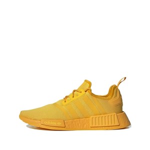 아디다스 NMD R1 "컬리지에이트 골드" 스니커즈, US men 12.5(KR 305), 옐로우계열