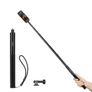 Flymile 신형 인비저블 셀카봉 확장봉 액션캠 OSMO Pocket 3 Action 5 Pro Insta360 X5 호환 5단 길이조절