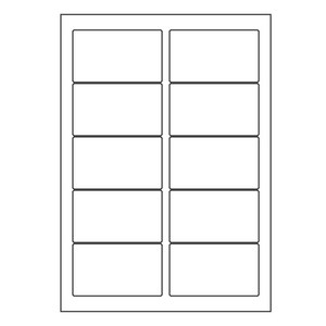 오피스라벨 A4 라벨지 10칸(2x5) 100매 흰색 분류표기용라벨 물류관리용라벨 스티커라벨 폼텍 규격 라벨용지 라벨지, 10칸