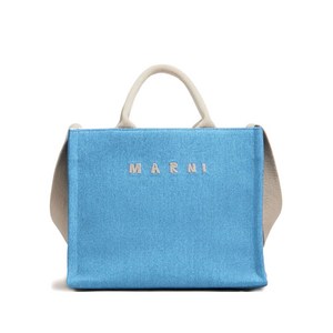 마르니 데님 스몰 토트 백