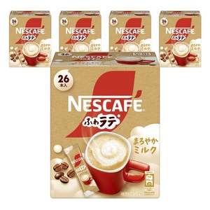 네스카페 폭신 라떼 스틱 순한 밀크맛, 7.9g, 26개입, 5개