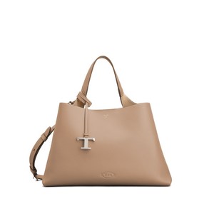 토즈 로고 참 탑 핸들 토트 백