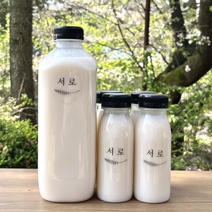 서로 쌀요거트 플레인 무가당 무유당 비건, 1개, 1L