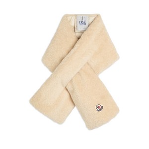 몽클레르 로고 패치 스카프