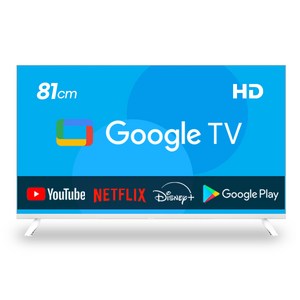 이브이 32인치 81cm HD 스마트 구글TV 화이트 LG패널 에너지효율 1등급