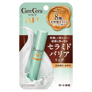 케어세라 AP 모이스트 배리어 립 크림, 클리어, 2.4g, 1개