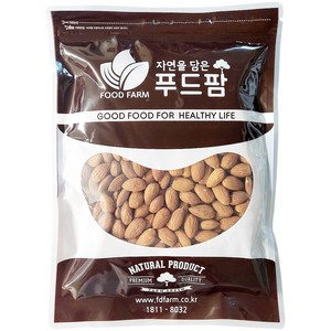 푸드팜 볶음 아몬드 캘리포리아, 500g, 1개