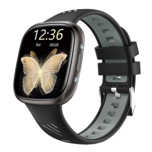 GPS 스마트워치 스포츠 워치 여성용 시계 손전등 통화용 시계 삼성 및 애플 기기 호환 한국형 버전 남성용/여성용 스마트워치 20일 배터리 수명