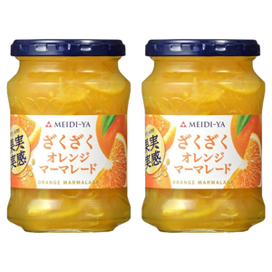 메이지야 과실 실감 서벅서벅 오렌지 마멀레이드 잼, 320g, 2개