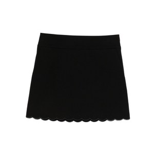 끌로에 물결 헴 미니 스커트, 블랙계열, France 36(KR 55)