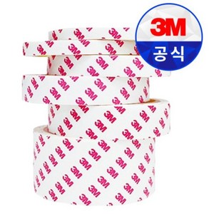 3M 4421 스카치 폼 양면테이프 3M(길이) 강력 아크릴 산업용 스펀지 두꺼운 PE 양면폼테이프 백색, 2개, 30mm