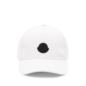 몽클레르 로고 패치 베이스볼 캡 모자