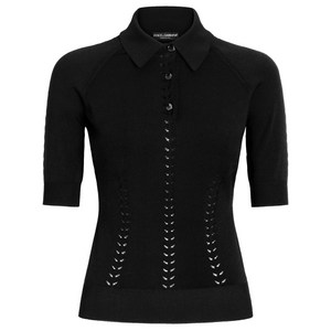 돌체앤가바나 DNA 파인 니트 탑, 블랙계열, Italy 40(KR 44)