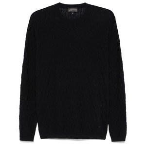 엠포리오아르마니 케이블 니트 스웨터