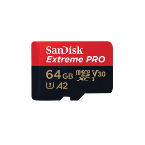 샌디스크코리아 공식인증정품 마이크로 SD 카드 익스트림 프로 QXCU 64GB