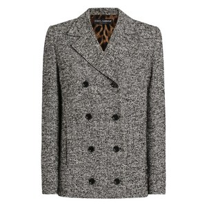 돌체앤가바나 더블 브레스티드 트위드 재킷
