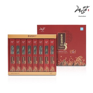 혜인담 홍삼정과 골드 선물세트 + 쇼핑백, 8개, 30g