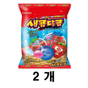 크라운 새콤달콤 딸기 블루베리소다