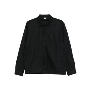 C.P.컴퍼니 로고 디테일 코튼 재킷, 블랙계열, Standard XL