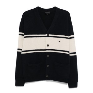 엠포리오아르마니 스트라이프 울 가디건, 블루계열, Standard M(KR 100)