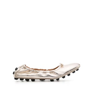 토즈 버블 가죽 발레리나 슈즈, Europe 37(KR 240), 골드계열