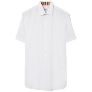 버버리 로고 자수 셔츠, 화이트계열, Mid standard S(KR 37)