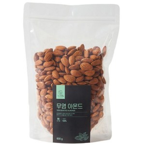 느으림 건강하게 두 번 볶은 무염 볶음 아몬드, 600g, 1개