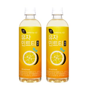 일화차시 제로 유자민트티, 500ml, 12개