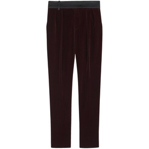 생로랑 벨벳 이펙트 슬림 컷 팬츠, 블랙계열, France 54