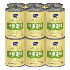 테비토퍼 테비맘마 대용량 고양이캔 400g, 타우린, 12개