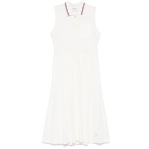 톰 브라운 RWB 스트라이프 플리츠 미니 드레스, 화이트계열, Italy 42(KR 66)