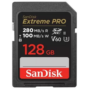 샌디스크 익스트림 프로 SD UHS-II 280MB/s V60 128GB