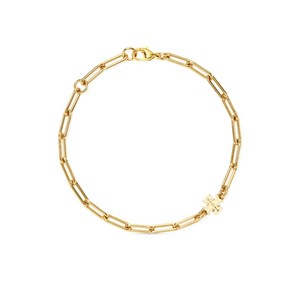 토리 버치 굿럭 18K 골드 도금 브레이슬릿