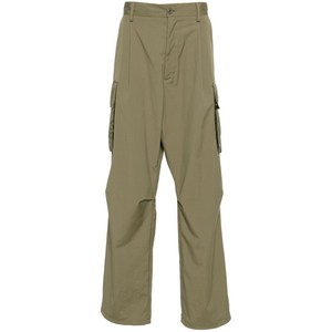 몽클레르 아플리케 로고 카고 트랙팬츠