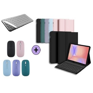 케이스나라 갤럭시탭 S10 Lite 라이트 호환 블루투스 무선 키보드 케이스 북커버 마우스 세트 SM-X400 X406N