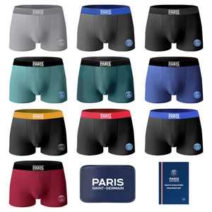 파리생제르망 시그니쳐 기능성 남성 드로즈 팬티 10종 + 파우치 세트