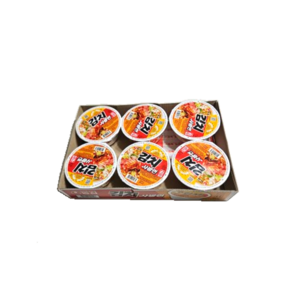 농심 김치 사발면 86g, 6개