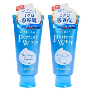 센카 퍼펙트 휩 페이셜 워시, 120g, 2개