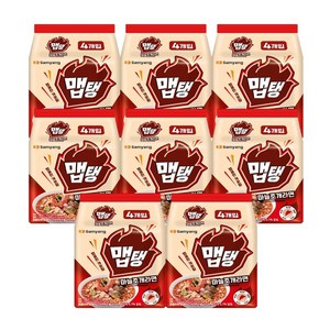 맵탱 마늘조개라면 110g, 32개, (4개입 X 8팩 X 1박스)