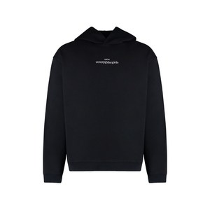 메종 마르지엘라 로고 프린트 후디, 블랙계열, Italy 52(KR 110)