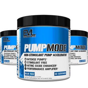 EVLUTIONNUTRITION 펌프모드, 168g, 3개