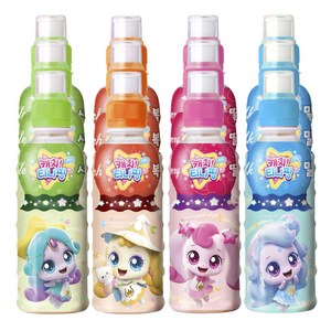 웅진 캐치 티니핑 음료 200ml 세트 딸기맛3 사과맛3 복숭아맛3 밀크맛3