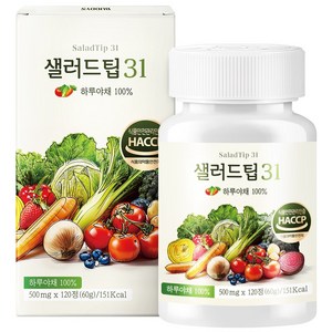 샐러드팁 식이섬유 41g, 120정, 1개