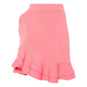 알렉산더맥퀸 러플 비대칭 스커트