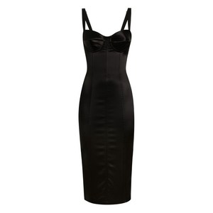 돌체앤가바나 민소매 미디 드레스