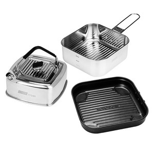 알록스 다용도 아웃도어 코펠 3종 세트 CW-C69-1