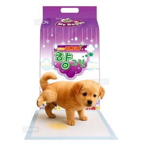 퍼피프렌드 마이도기 향그린 애견 배변패드 라벤더향 50매, 43 x 55 cm, 1개