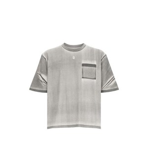 알렉산더맥퀸 체스트 포켓 티셔츠, 그레이계열, Standard S